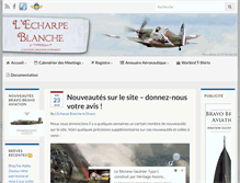 Tablet Screenshot of lecharpeblanche.fr